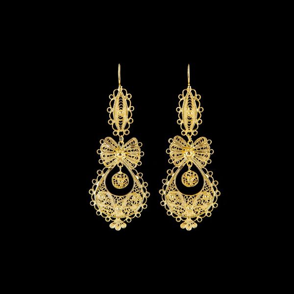 Earrings "To Princess" with 5,5 cm.