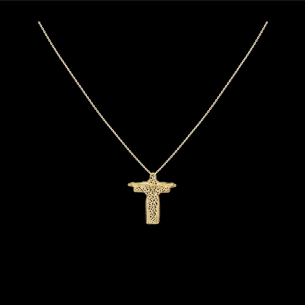 Fio Cristo Rei em Filigrana.
