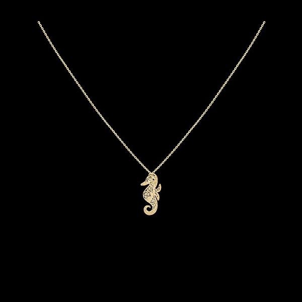 Necklace "Sea Horse".