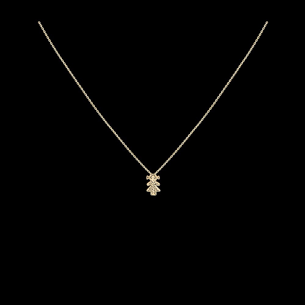 Fio Menina em Filigrana.