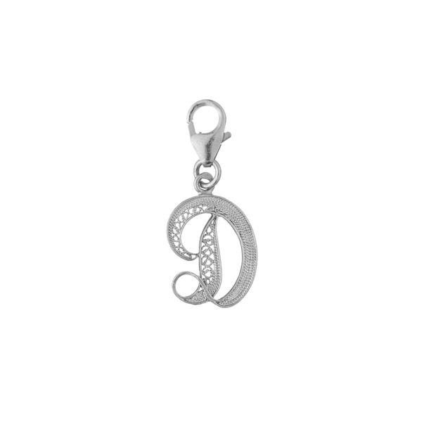 Letter D silver