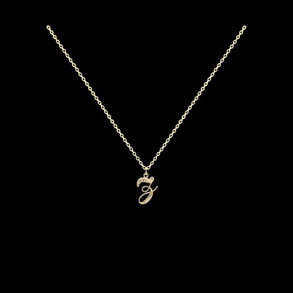 Fio com Letra Z em Filigrana.