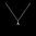 Necklace Letter A silver