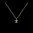 Necklace Letter H silver gold plated