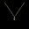 Necklace Letter J silver gold plated