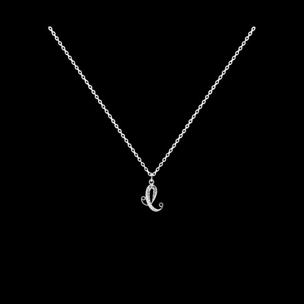 Necklace Letter C silver