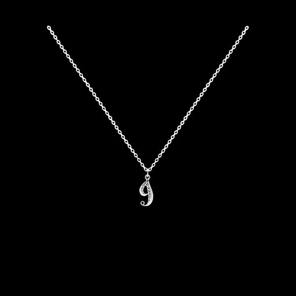 Necklace Letter I silver
