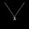 Necklace Letter K silver