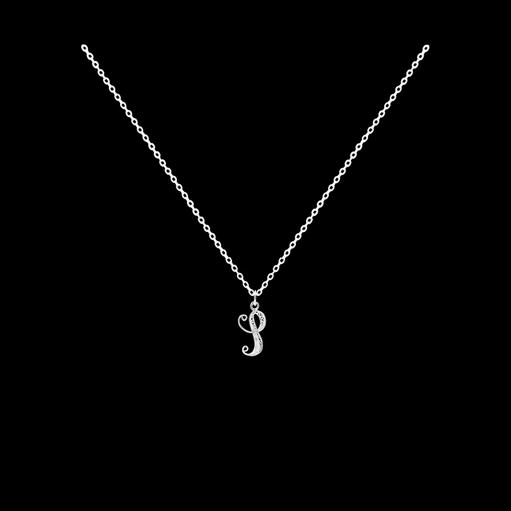 Fio com Letra S em Filigrana.