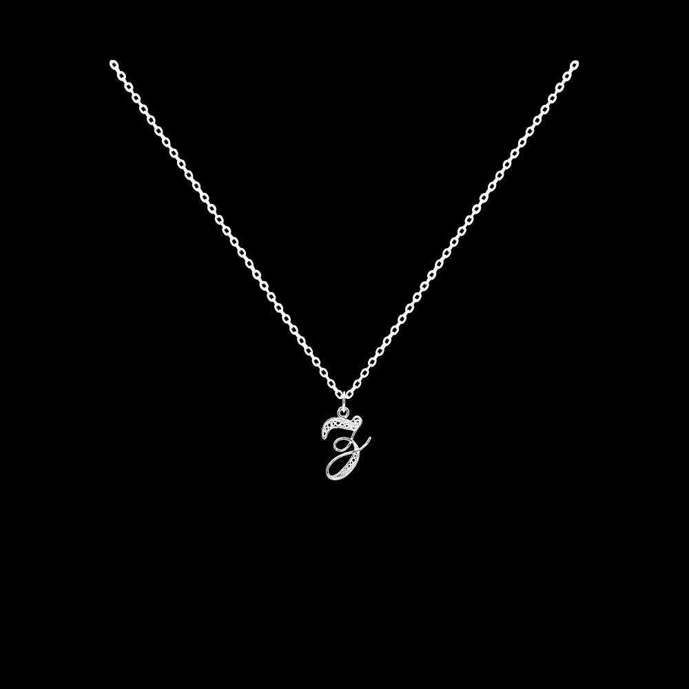 Fio com Letra Z em Filigrana.