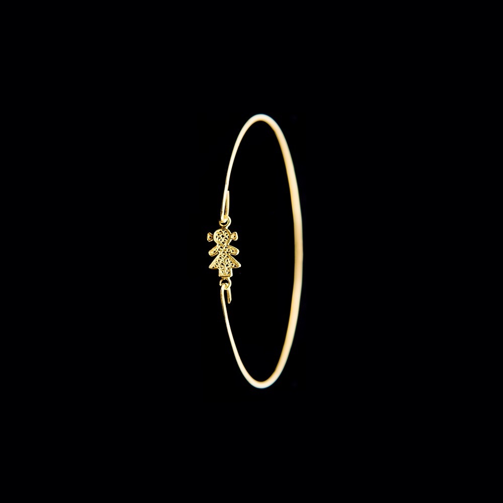 Bracelete Menina em Filigrana.