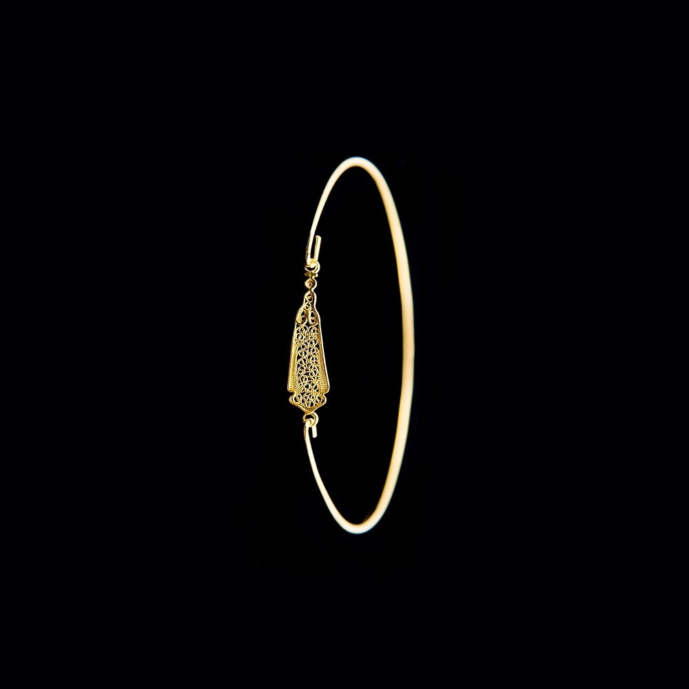 Bracelete N. Sra Fátima em Filigrana.