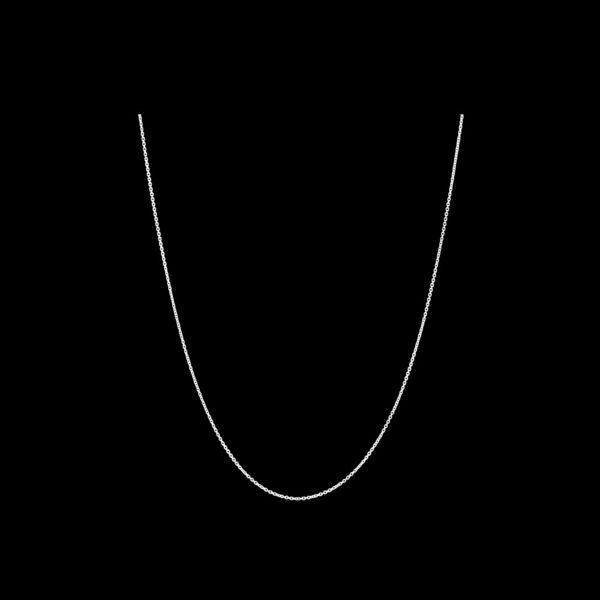 Necklace Rolo Chain narrow in Silver short