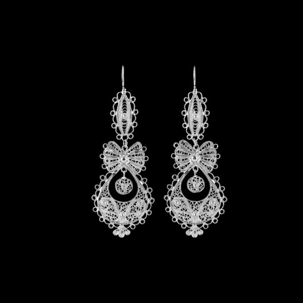 Earrings "Princess" with 5,5 cm.