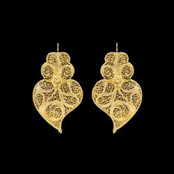 Earrings "Viana's Heart" with 6,5 cm.