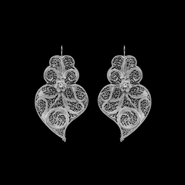 Earrings "Heart of Viana" with 5 cm.
