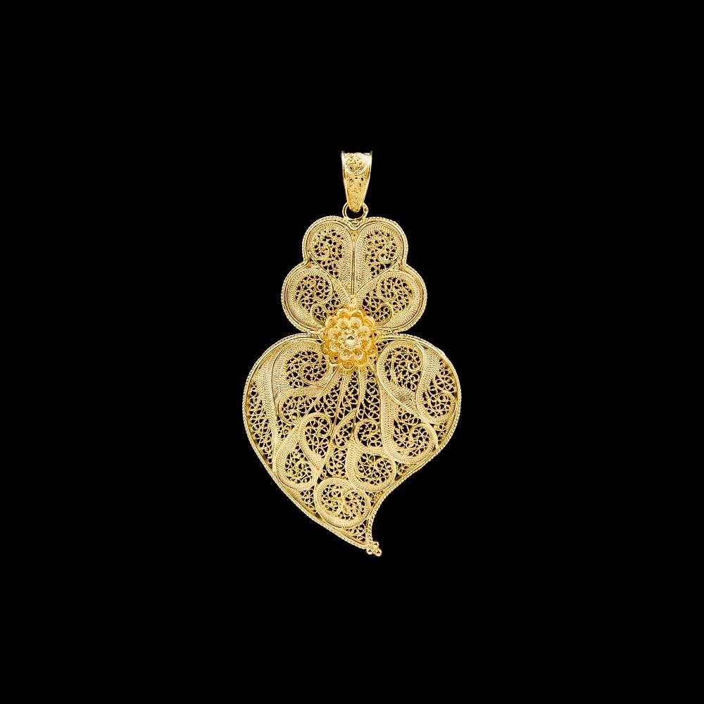 Medalha Coração de Viana 6,5cm PD