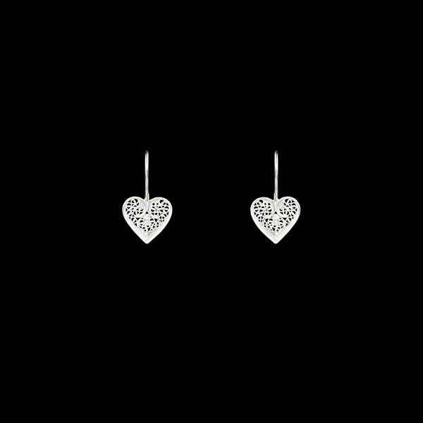 Heart Earings Silver