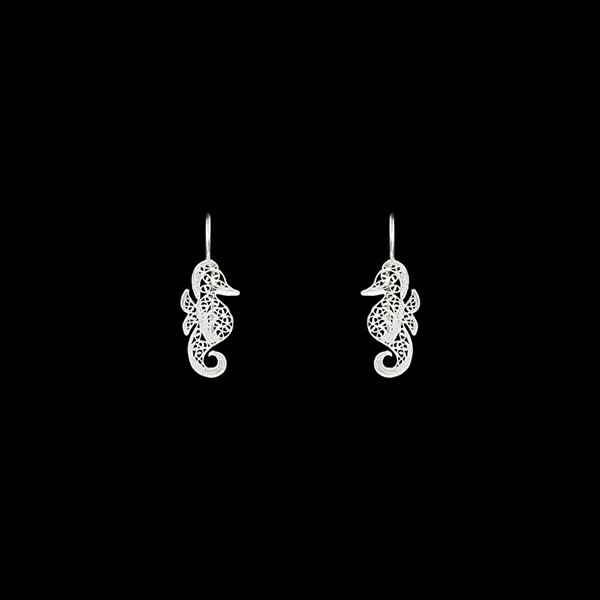 "Sea Horse" Earrings.