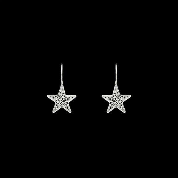 Star Earings Silver