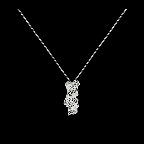 Fio "Mapa de Portugal" em Filigrana.