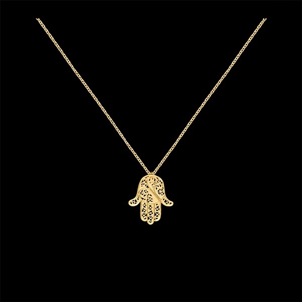 Fio "Mão de Phatima" em Filigrana.