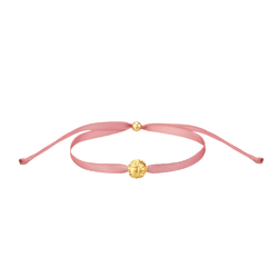 Bracelet Viana's Bead with satin ribbon
