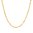 Necklace Silver Gold plated in Rope Chain
