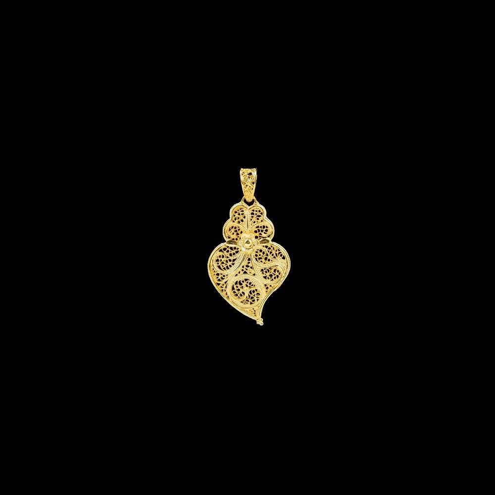 Medalha Coração de Viana 3,5cm PD