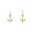 Anchor Earrings in Silver Gold Plated