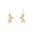 Horse Earrings in Silver Gold Plated