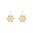 Rudder Earrings in Silver Gold Plated