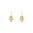 Hamsá Earrings in Silver Gold Plated