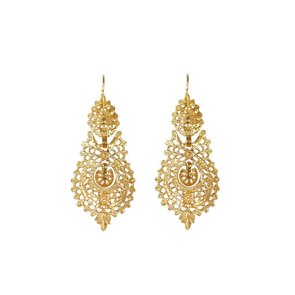 Earrings "Queen" with 4cm.