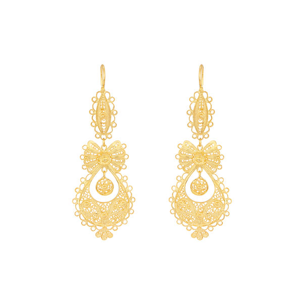 Earrings "Princess" with 5,5 cm.