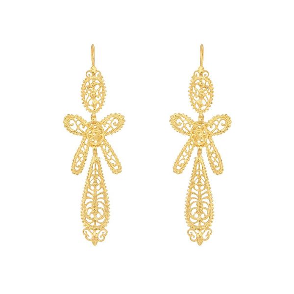 Earings "À Rei" (King Earrings with 6,5 cm.
