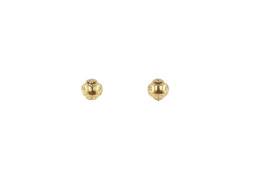 Earrings "Contas de Viana" (Viana's Beads) 6mm, in Gold 19.2K