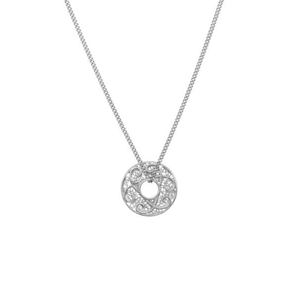 Necklace in Silver "Infinite Laces".