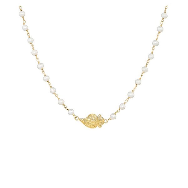 Colar de Pérolas Coração de Viana