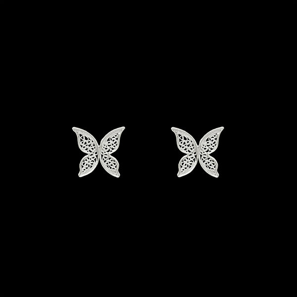 Butterfly Earrings in Silver