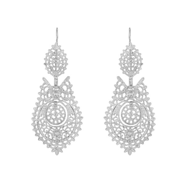 Earrings À Raínha (Queen Earrings) 6cm