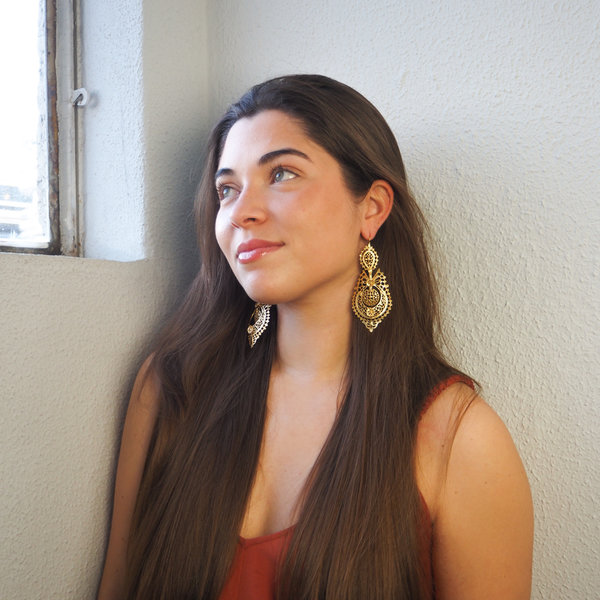 Brincos À Raínha 8cm