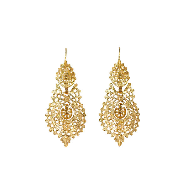 Earrings À Raínha (Queen Earrings) 4cm