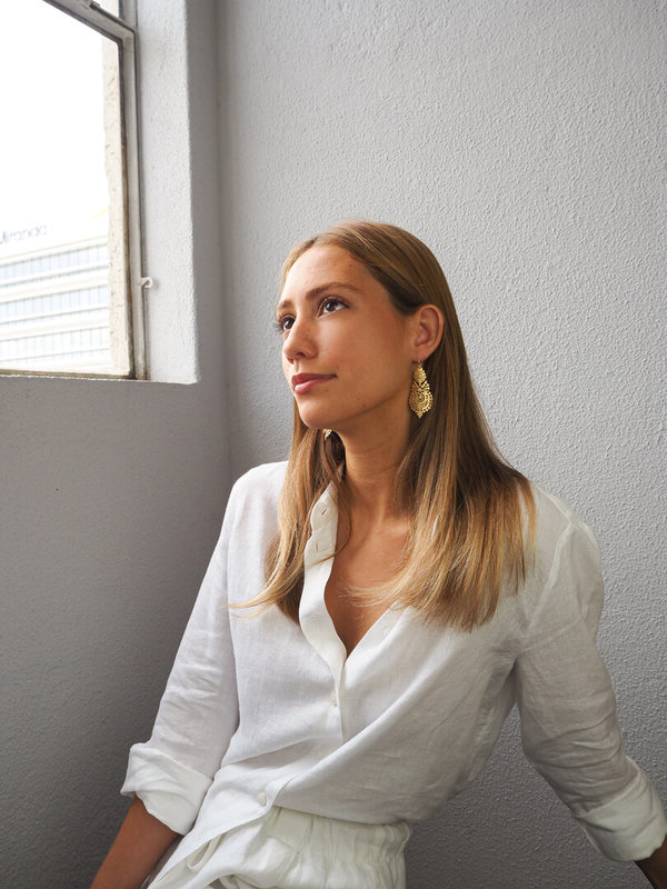 Earrings À Raínha (Queen Earrings) 4cm