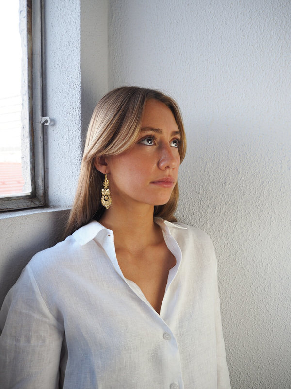 Earrings À Raínha (Queen Earrings) 3cm