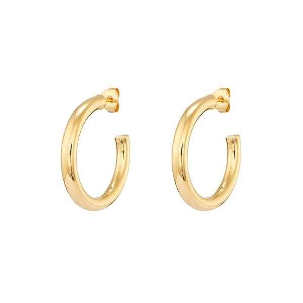 Hoops in Silver Gold Plated 3cm