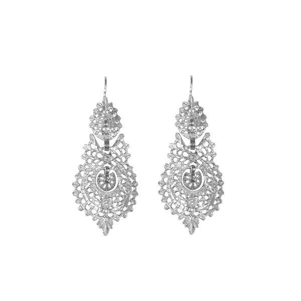 Earrings À Raínha (Queen Earrings) 4cm